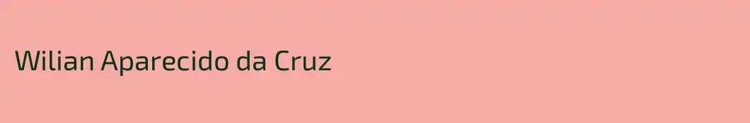 Wilian Aparecido da Cruz